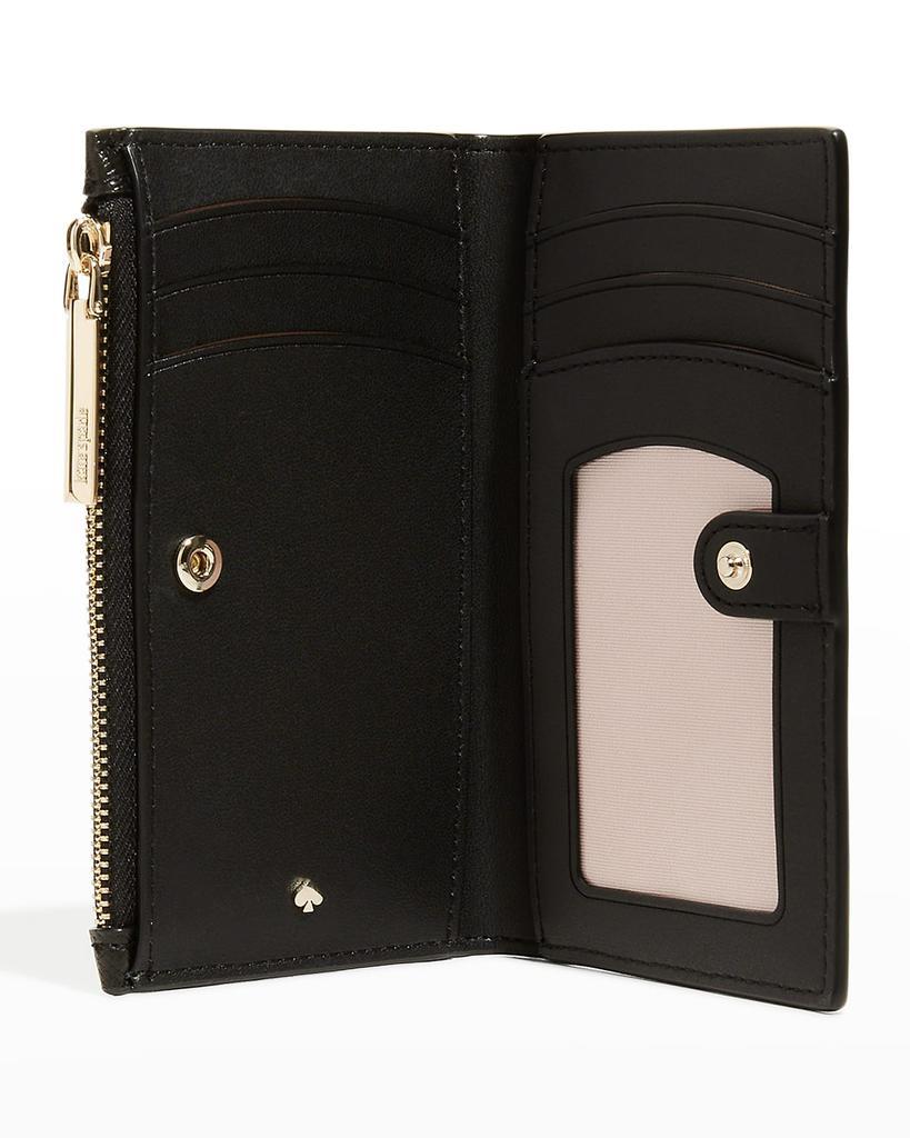 商品Kate Spade|small pearly leather bifold wallet,价格¥865,第6张图片详细描述