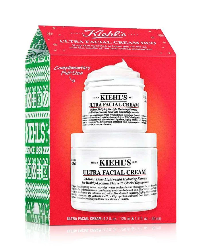 商品Kiehl's|Ultra Facial Cream Duo ($98 value),价格¥484,第2张图片详细描述