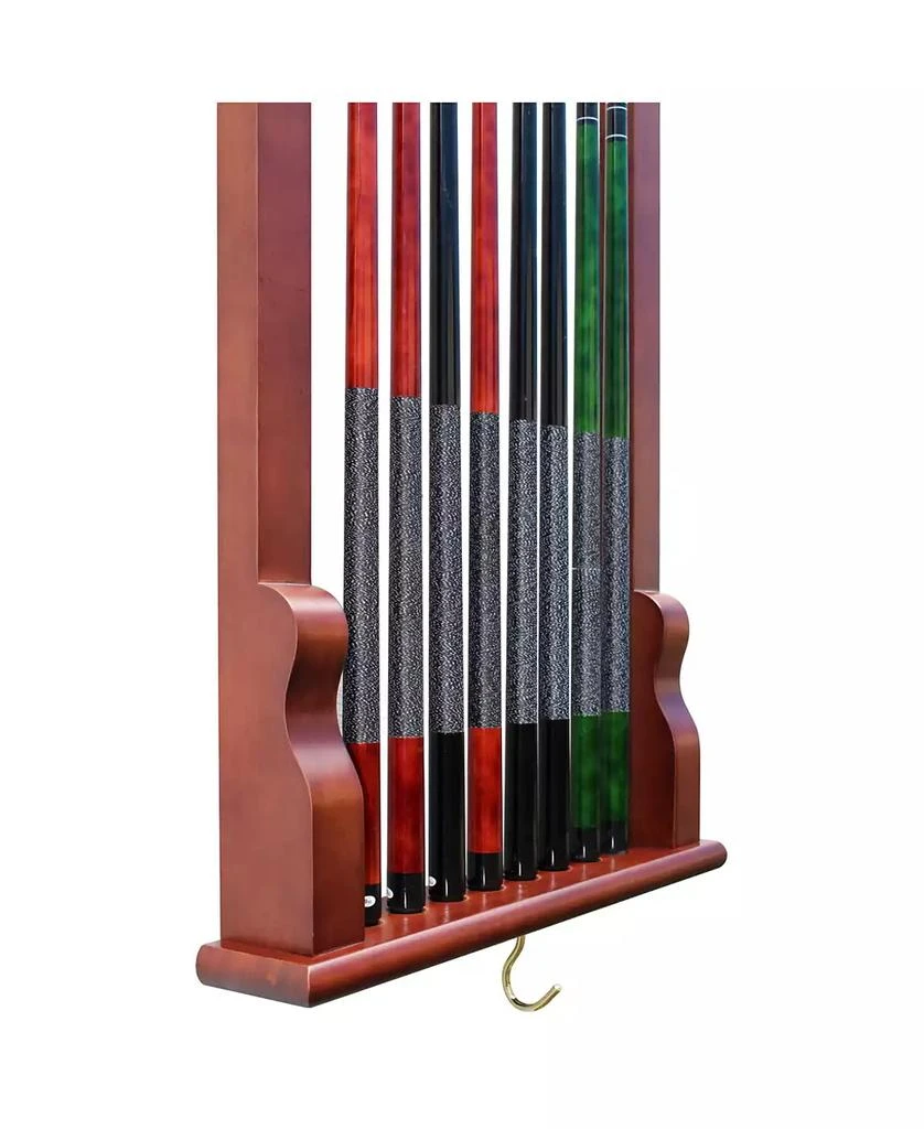 商品Blue Wave|Vintage-Like Wall Billiard Pool Cue Rack,价格¥2406,第2张图片详细描述