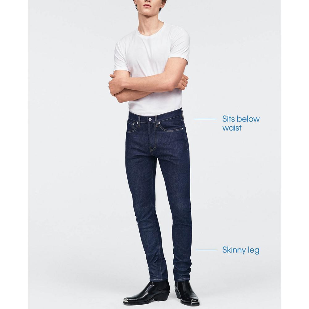 Men's Skinny Fit Stretch Jeans商品第9张图片规格展示