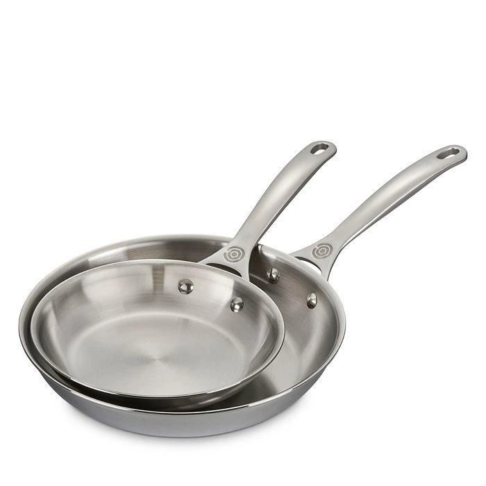 商品Le Creuset|Stainless Steel Fry Pans, Set of 2,价格¥1421,第1张图片