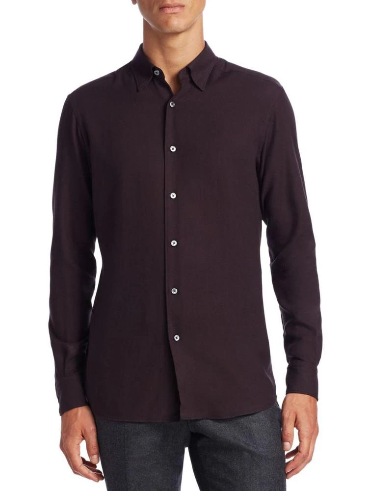 商品Zegna|Basic Casual Button-Down Shirt,价格¥1100,第1张图片