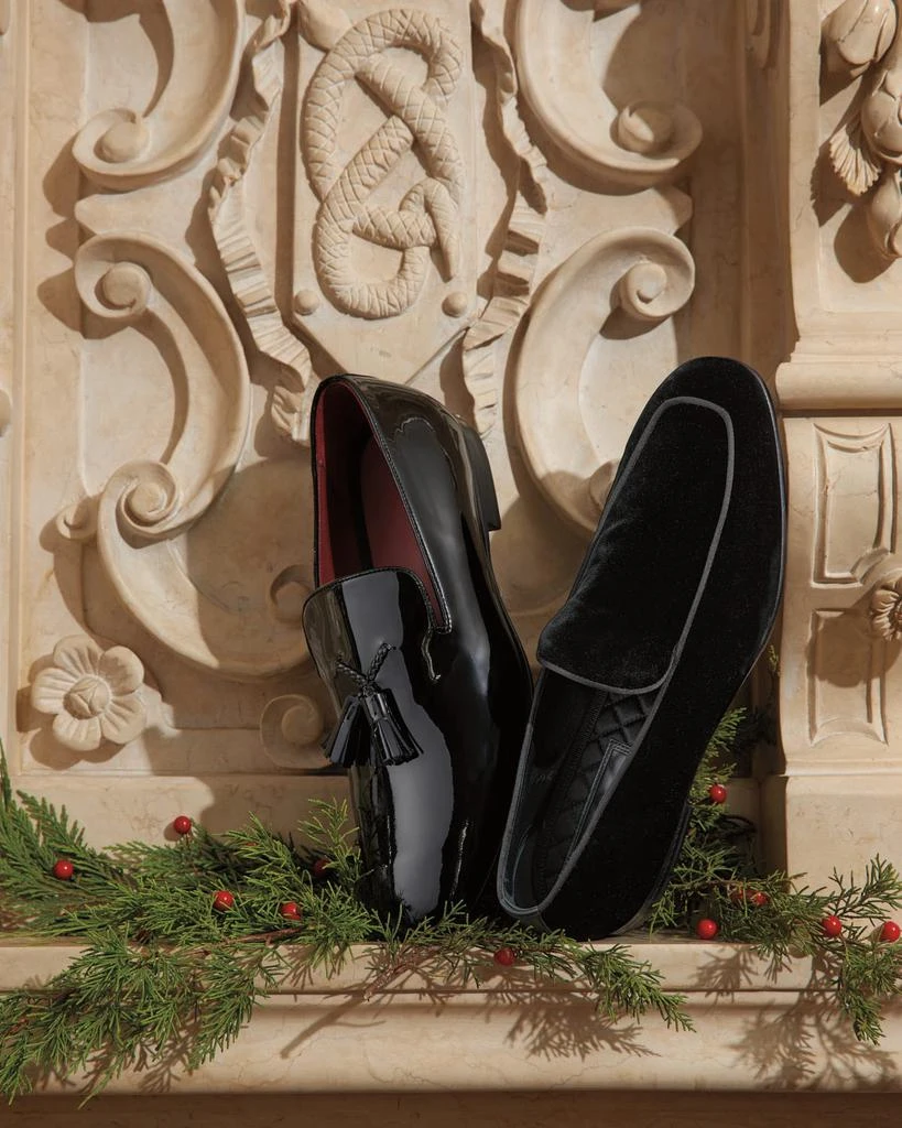 商品Magnanni|Men's Patent Leather Tassel Loafers,价格¥1703,第2张图片详细描述