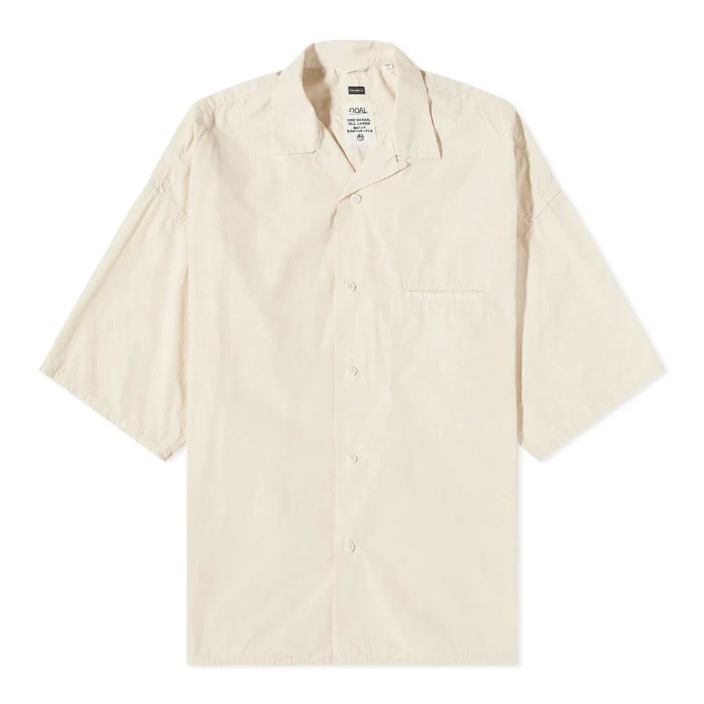 商品Nanamica|Open Collar Wind H/S Shirt 'Ecru',价格¥2454,第1张图片