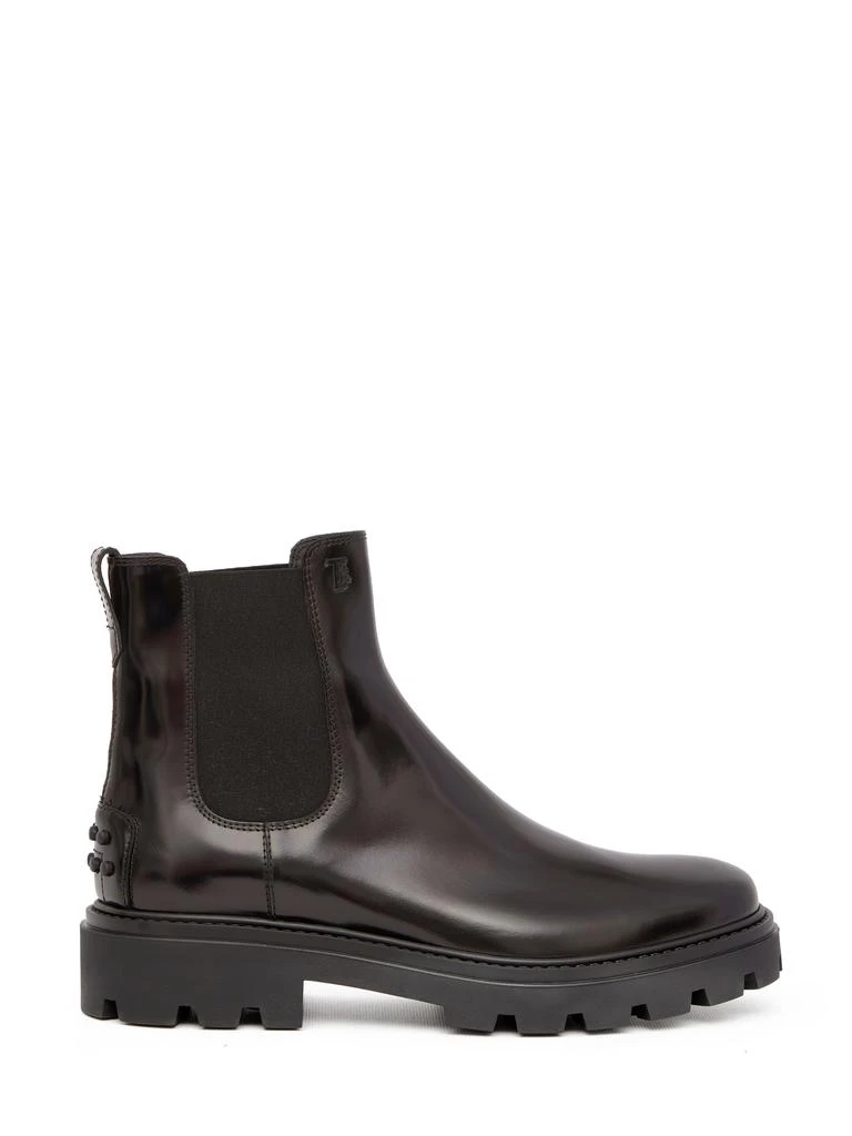 商品Tod's|Black leather ankle boots,价格¥3772,第1张图片