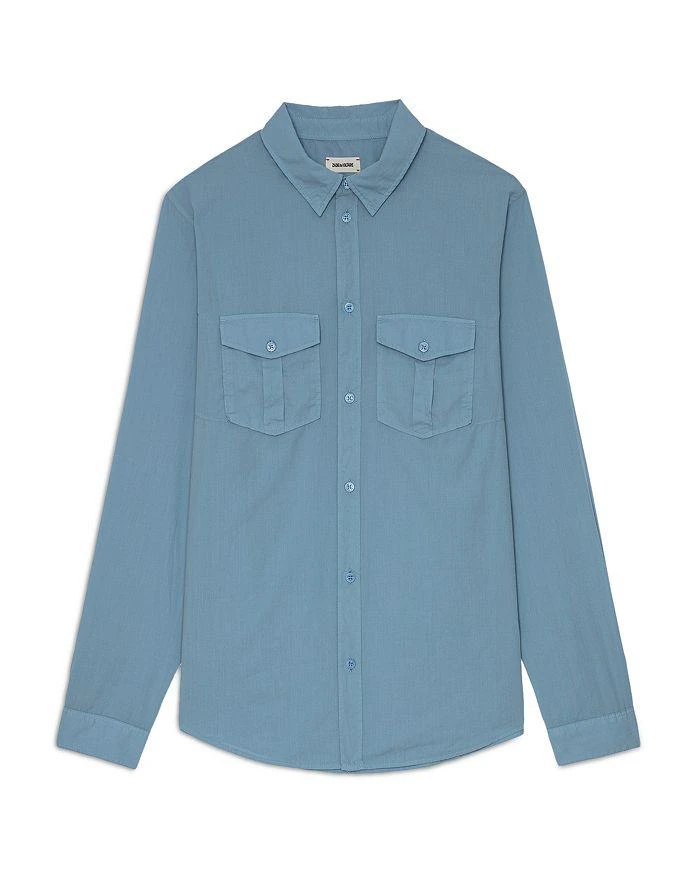 商品Zadig&Voltaire|Thibaut Voile Twin Pocket Shirt,价格¥2015,第5张图片详细描述