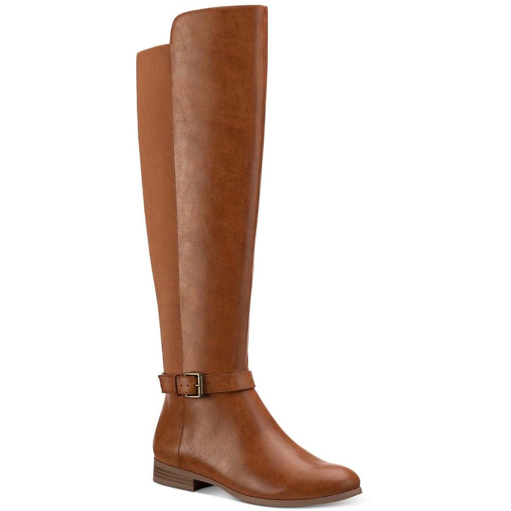 Style & Co. Womens Kimmball Faux Leather Stretch Over-The-Knee Boots商品第5张图片规格展示