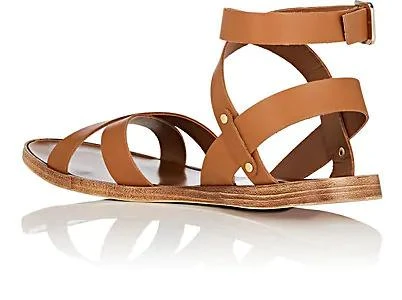 商品Barneys New York|Leather Ankle-Wrap Sandals,价格¥480,第3张图片详细描述