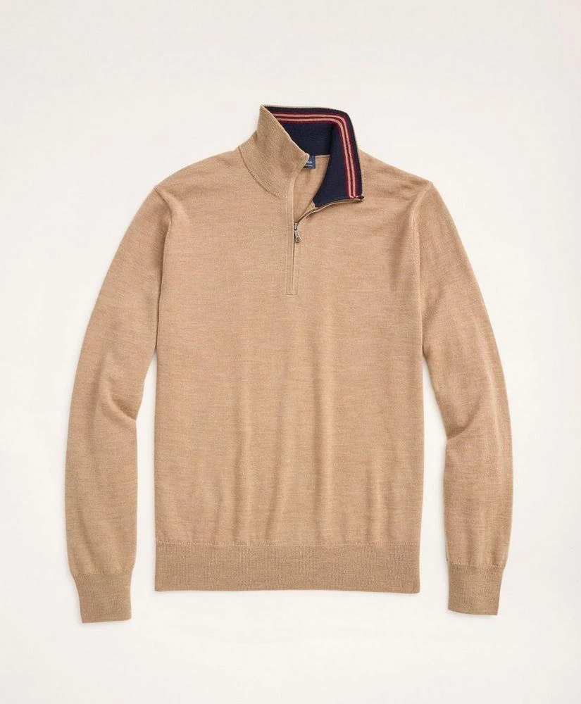 商品Brooks Brothers|Merino Half-Zip Sweater,价格¥409,第1张图片