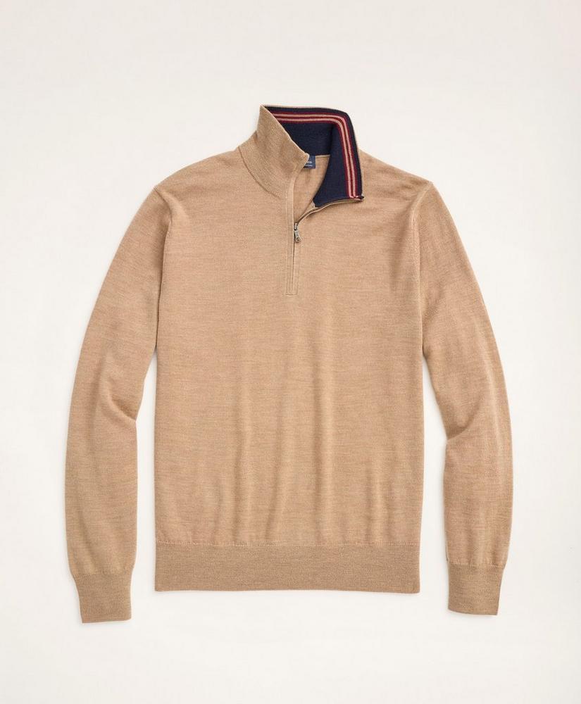 商品Brooks Brothers|Merino Half-Zip Sweater,价格¥368,第1张图片