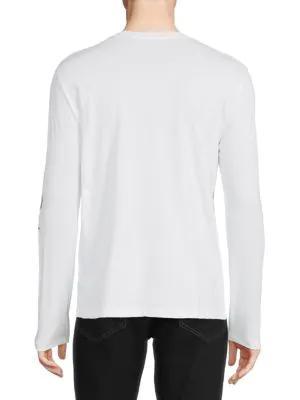 商品Calvin Klein|​Box Logo Long Sleeve Crewneck Tee,价格¥186,第4张图片详细描述