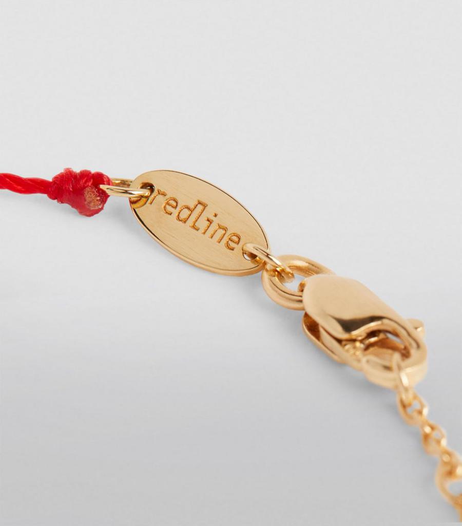 Yellow Gold and Diamond Shiny String Bracelet商品第6张图片规格展示