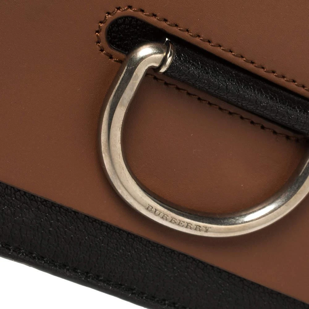 商品[二手商品] Burberry|Burberry Brown/Black Leather Small D-Ring Chain Shoulder Bag,价格¥2997,第5张图片详细描述