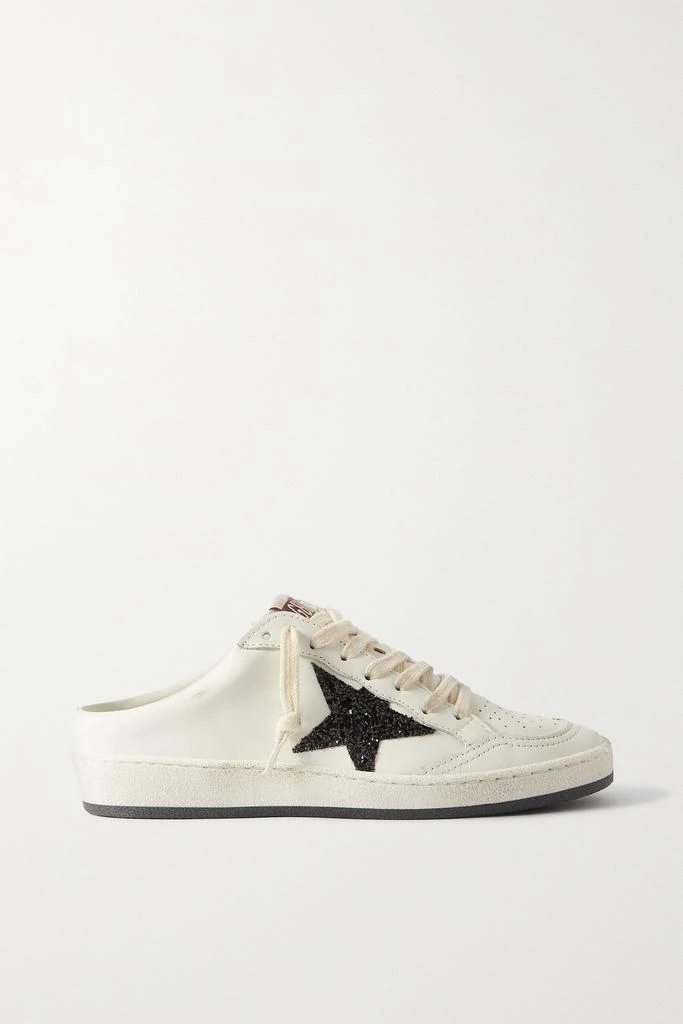 商品Golden Goose|Ball Star Sabot 亮片金葱皮革套穿式运动鞋  - IT35,价格¥5140,第1张图片