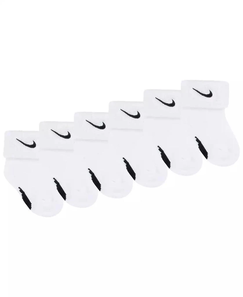 商品NIKE|Baby Boys or Baby Girls Multi Logo Socks, Pack of 6,价格¥141,第2张图片详细描述