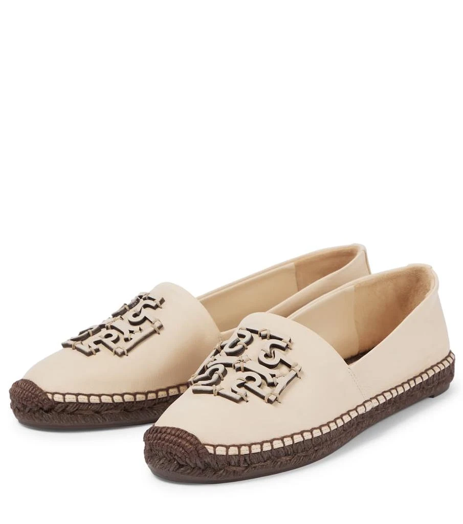 商品Tory Burch|Ines皮革草编鞋,价格¥2076,第5张图片详细描述