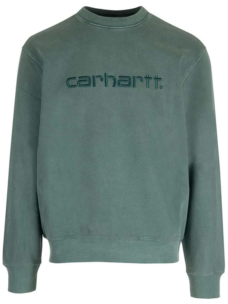 商品Carhartt WIP|Carhartt WIP Logo Embroidered Crewneck Sweatshirt,价格¥754,第1张图片