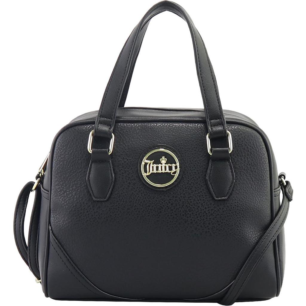 Juicy Couture If The Crown Fits Women's Faux Leather Convertible Satchel Handbag商品第2张图片规格展示