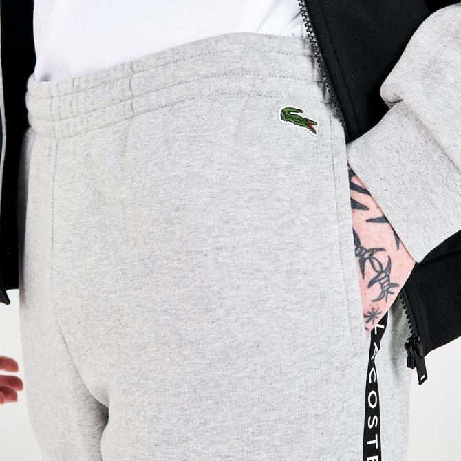 Men's Lacoste Signature Striped Colorblock Fleece Jogger Pants商品第5张图片规格展示