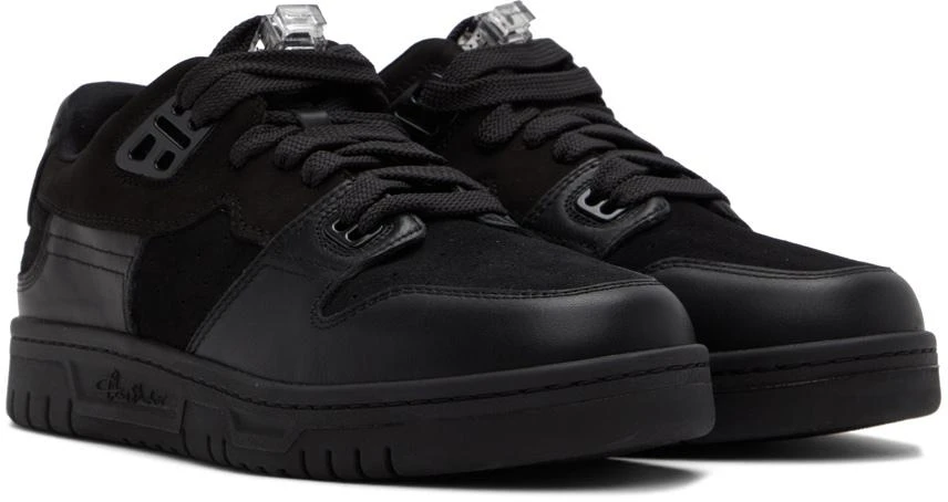 商品Acne Studios|Black Leather Low Top Sneakers,价格¥2184,第4张图片详细描述