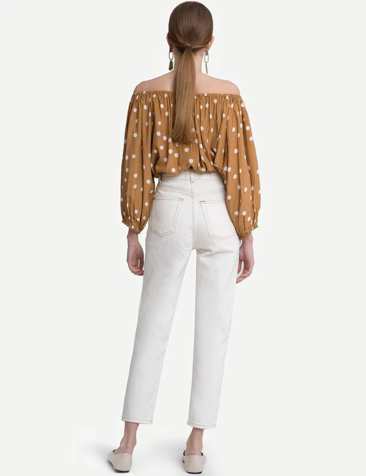 Oaxaca Polka Dot Off The Shoulder Top 商品