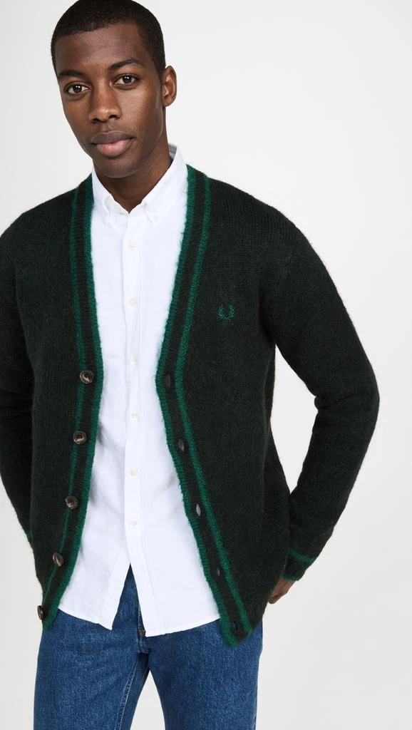 商品Fred Perry|Fred Perry Alpaca Blend Cardigan,价格¥1231,第2张图片详细描述