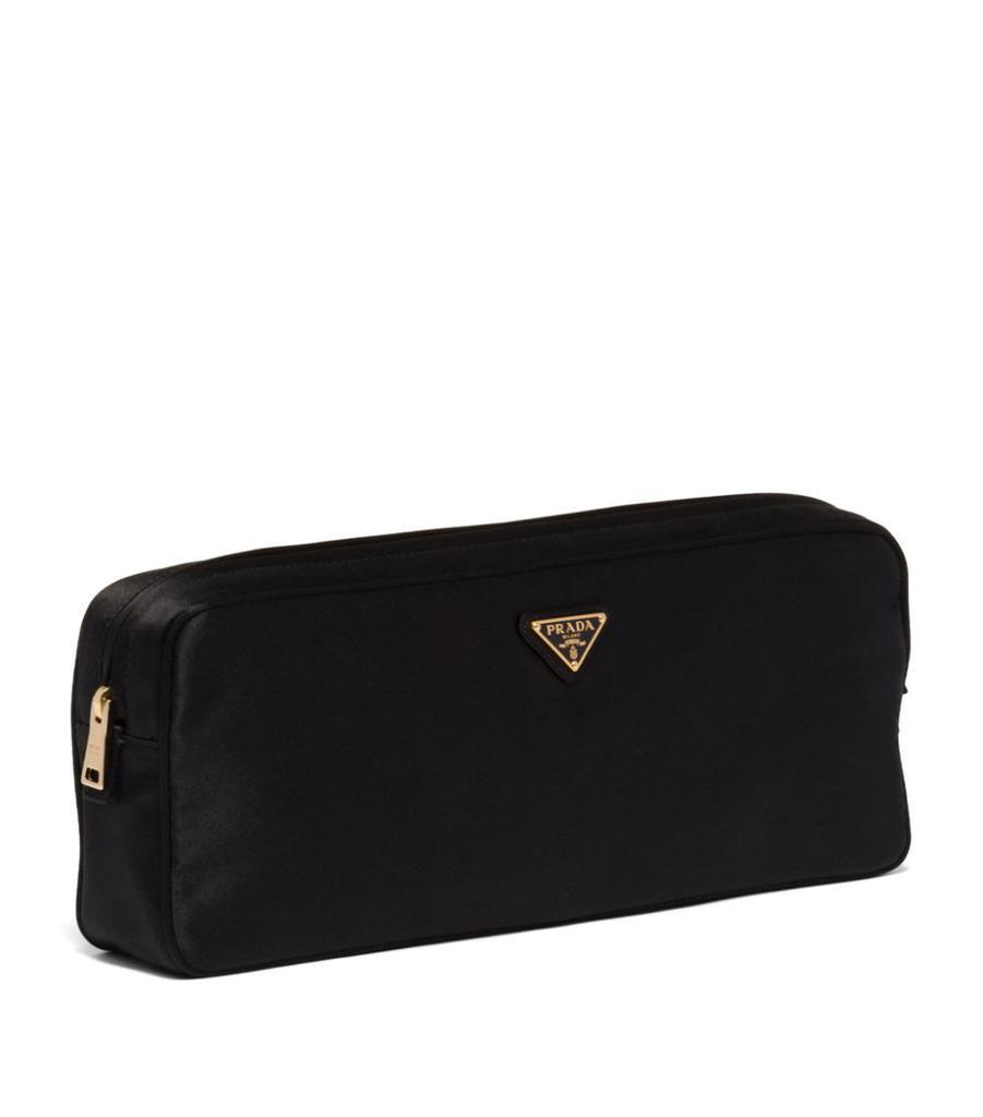 商品Prada|Cashmere Slippers with Zip-Up Pouch,价格¥7279,第1张图片