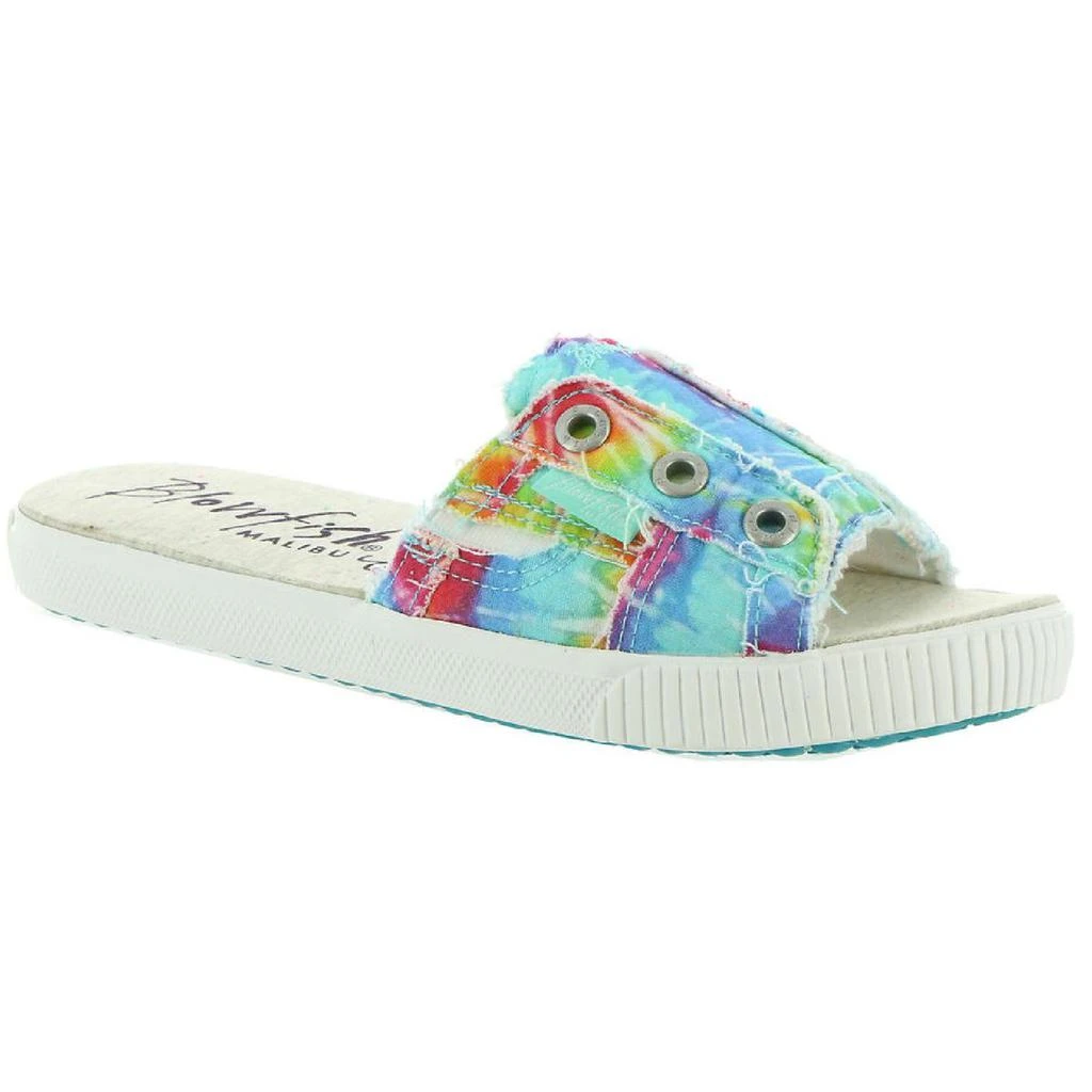 商品Blowfish|Blowfish Womens Malibu Fresco Flat Slip On Slide Sandals,价格¥123,第1张图片