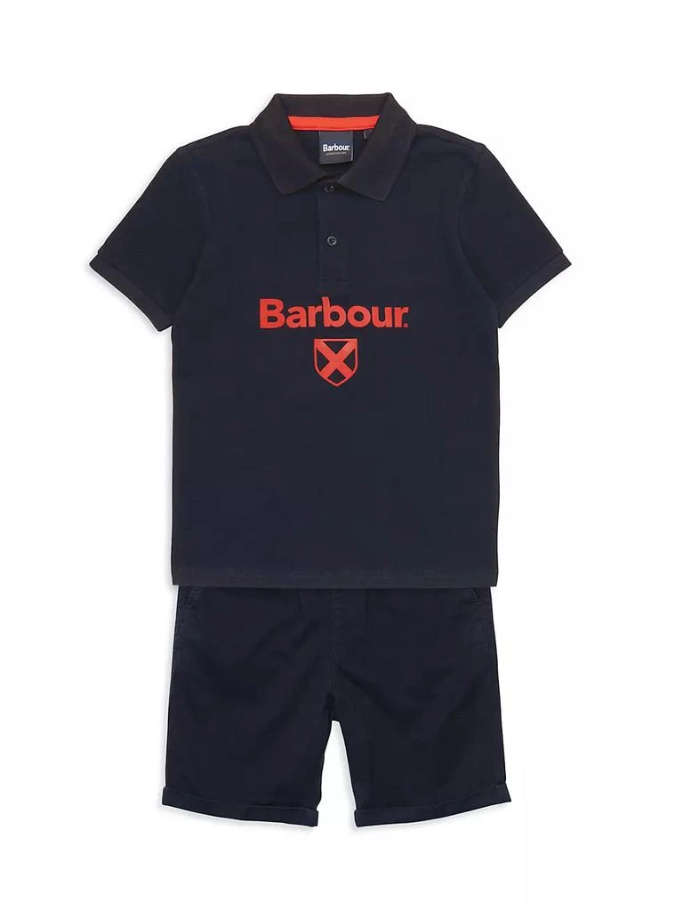 商品Barbour|Little Boy's &amp; Boy's Floyd Logo Polo Shirt,价格¥152,第2张图片详细描述