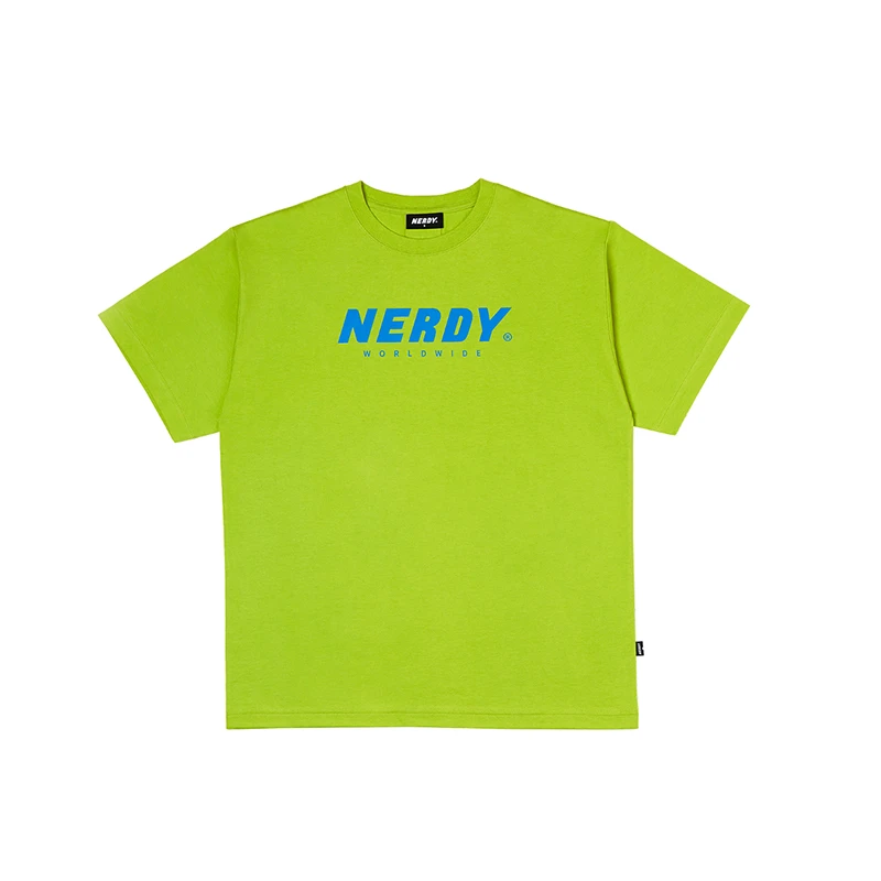 商品NERDY|【享贝家】ZY - 23夏季新款 多巴胺系列 休闲宽松短袖T恤 男女情侣 牛油果绿 PNEU20KT132405,价格¥149,第1张图片