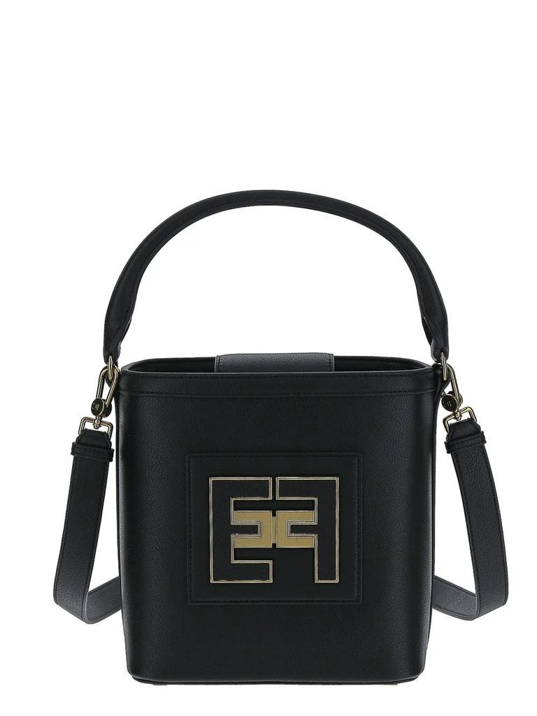 商品ELISABETTA FRANCHI|Black Bucket Bag,价格¥1583,第1张图片