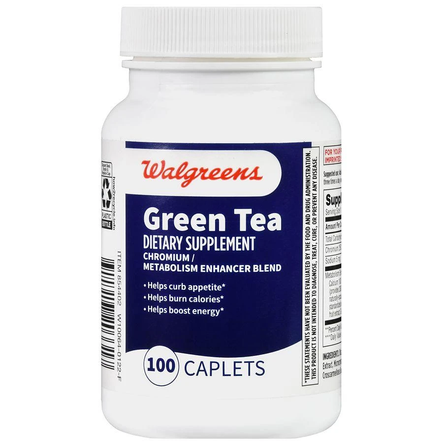 商品Walgreens|Green Tea Caplets,价格¥101,第2张图片详细描述