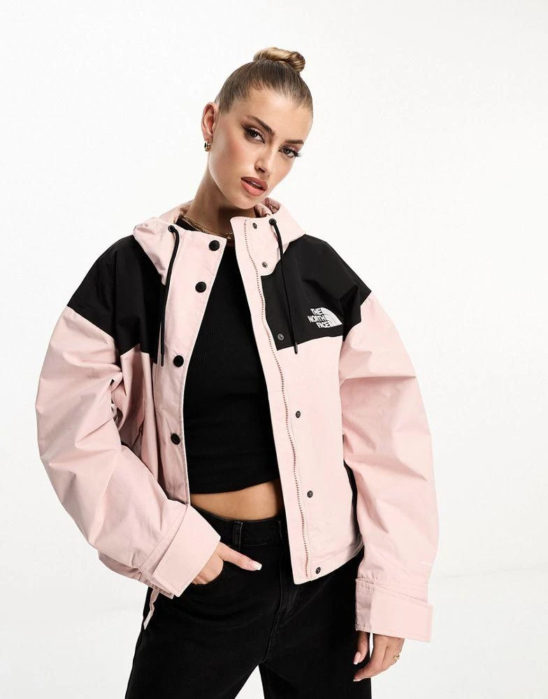 商品The North Face|The North Face Reign On waterproof hooded jacket in pink Exclusive at ASOS,价格¥1150,第1张图片