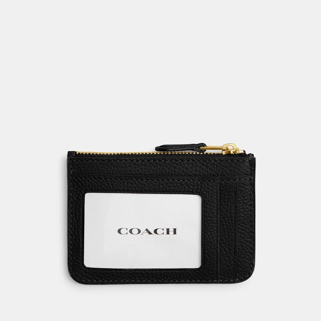 商品Coach|Pebble-Grain Leather ID Mini Cardholder,价格¥736,第2张图片详细描述