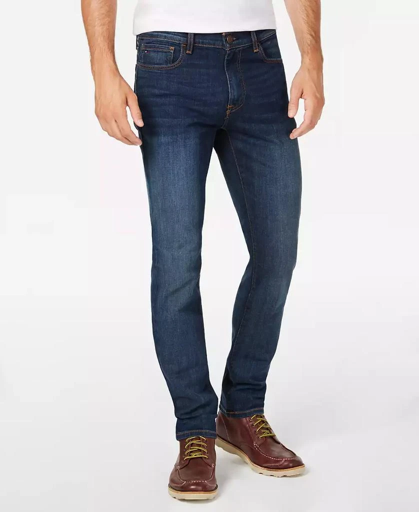 商品Tommy Hilfiger|Tommy Hilfiger Men's Straight-Fit Stretch Jeans,价格¥380,第1张图片