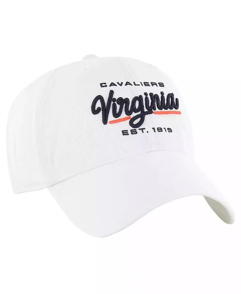 商品47 Brand|Women's White Virginia Cavaliers Sidney Clean Up Adjustable Hat,价格¥243,第3张图片详细描述