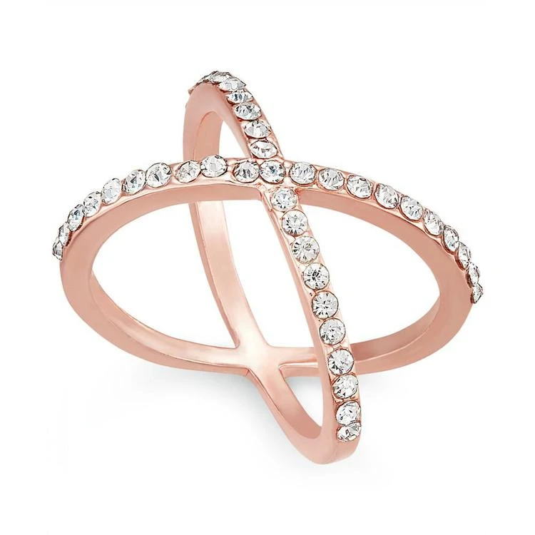 商品INC International|I.N.C. Criss Cross Rhinestone Rings, Created for Macy's,价格¥59,第1张图片