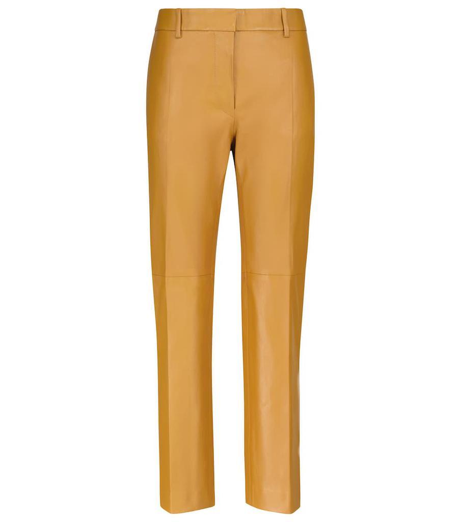 商品Joseph|Coleman皮革高腰裤装,价格¥5880,第1张图片