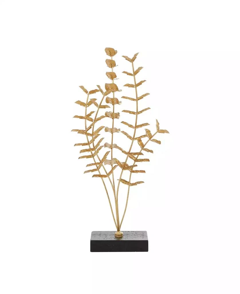 商品CosmoLiving|by Cosmopolitan Metal Contemporary Abstract Sculpture, 21" x 10",价格¥734,第5张图片详细描述