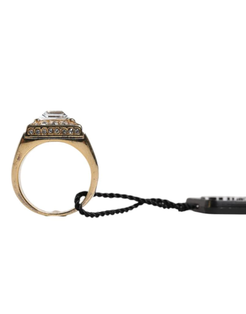 商品Dolce & Gabbana|Dolce & Gabbana Gold Tone Sterling Silver 925 Crystals Ring,价格¥2662,第2张图片详细描述