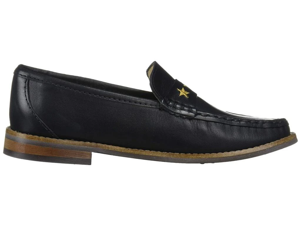 Unisex-Child Leather Loafer with Gold Embroidered Star 商品