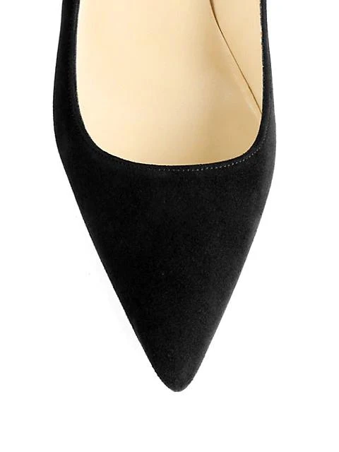 商品Manolo Blahnik|BB 50 丝绒猫跟鞋,价格¥4975,第3张图片详细描述