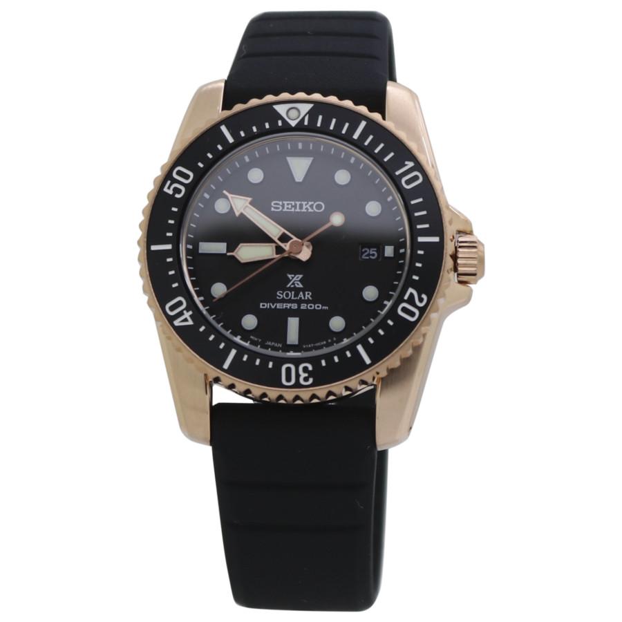 Seiko Prospex Black Dial Mens Watch SNE586商品第1张图片规格展示