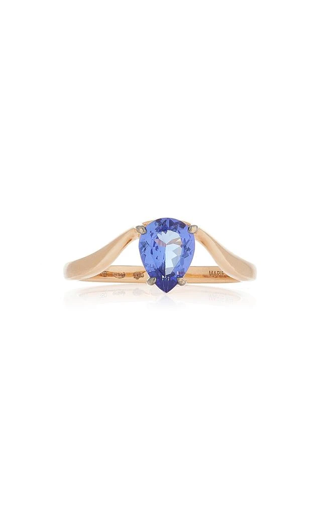 商品Marie Mas|Marie Mas - Halo 18K Rose Gold Tanzanite Ring - Blue - US 6 - Moda Operandi - Gifts For Her,价格¥35605,第1张图片