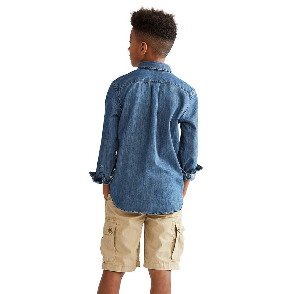 商品Ralph Lauren|大童全棉休闲衬衫,价格¥384详情, 第4张图片描述