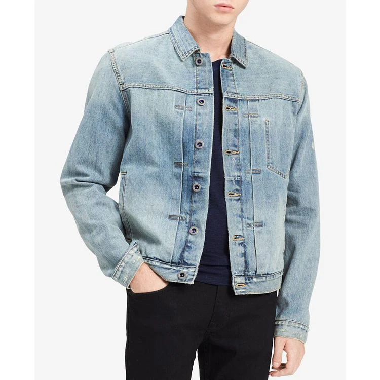 商品Calvin Klein|Men's Antique Wash Denim Trucker Jacket,价格¥354,第1张图片