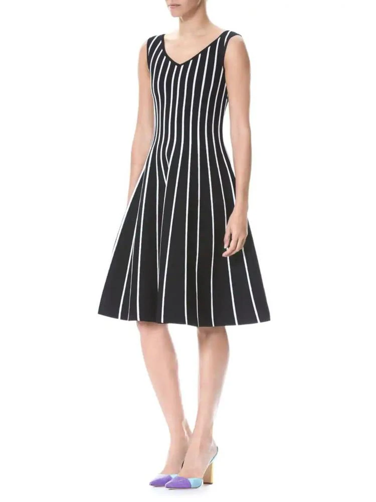 商品Carolina Herrera|Stripe Knit Fit-&-Flare Dress,价格¥4649,第1张图片