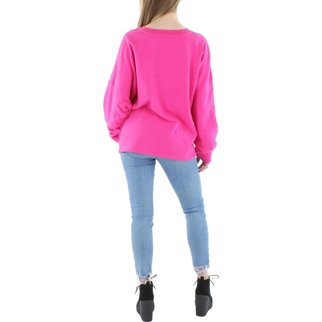 商品Calvin Klein|Plus Womens Crewneck Fitness Sweatshirt,价格¥268,第2张图片详细描述