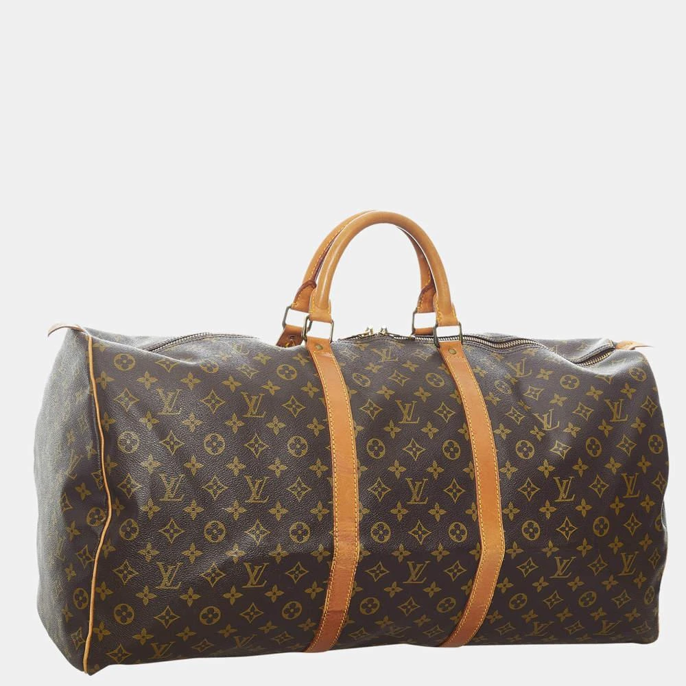 商品[二手商品] Louis Vuitton|Louis Vuitton Brown Monogram Keepall 60,价格¥8016,第2张图片详细描述