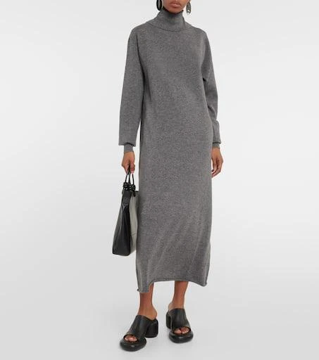 商品Jil Sander|羊绒高领中长连衣裙,价格¥11800,第2张图片详细描述